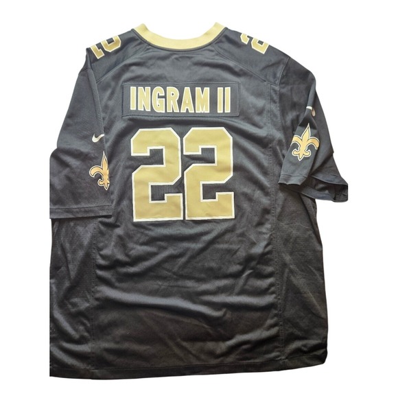 Nike Other - Nike New Orleans Saints Mark Ingram II 22 NFL Jersey Black Gold Mens 3XL